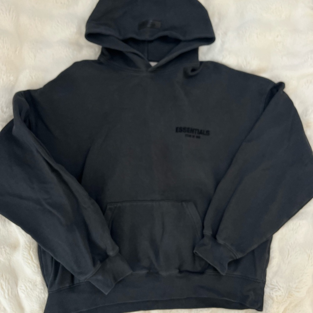 Essentials Black Hoodie